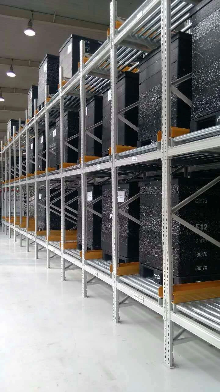 Ebil-Wms Gravity Carton Flow Roller Steel Box Racking