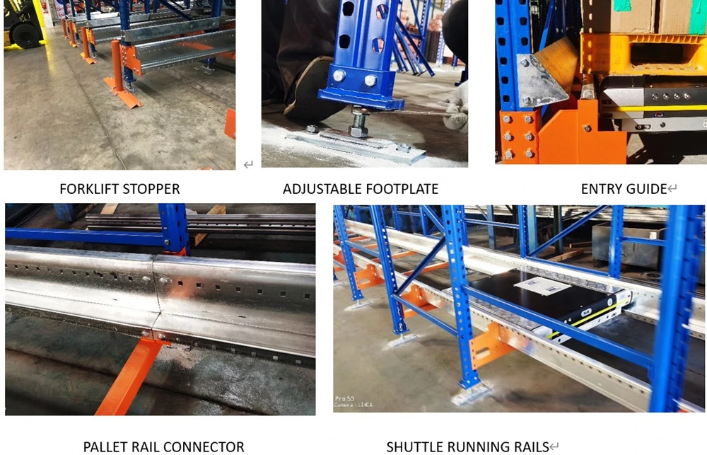 High Density Warehouse Storage Radio Remote Control Shuttle Rack