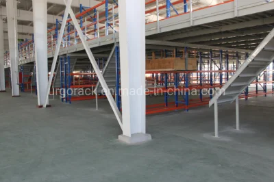 Racks de mezzanine robustes pour le stockage en entrepôt