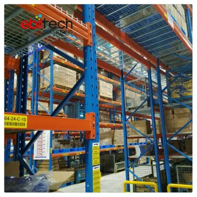 Pallet Carton Gravity Flow Rack avec rouleaux