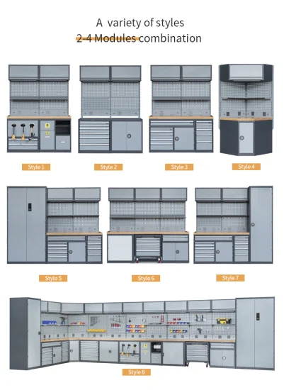 Acier de supports d'affichage de garage de panneau perforé de support de mur de panneau accrochant d'outil en métal